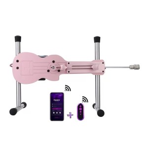 Hismith Mini Sex Machine with APP Control, Ukulele Style (Blue/Pink/Black)