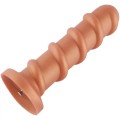 10" Silicone Spiral Dildo, KlicLok Dildo