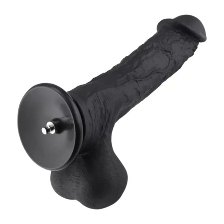 12.4" Black Large Silicone Dildo | KlicLok Dildo