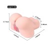Realistic Pussy Ass Masturbator Stroker with Vagina and Anal Channel Realistic Pussy Ass Masturbator Stroker with Vagina and Anal Channel