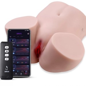 Pussy Ass Automatic Masturbator with 10 Thrusting & Vibrating Modes