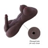 Black Silicone Trans Sex Doll with 8'' Penis and Big Breasts Black Silicone Trans Sex Doll with 8'' Penis and Big Breasts