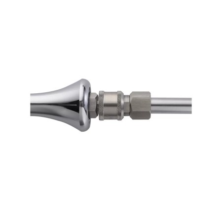 8.2'' Round Head Metal Anal Beads Dildo, KlicLok Dildo