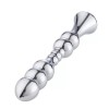 8.2'' Round Head Metal Anal Beads Dildo | KlicLok Dildo 8.2'' Round Head Metal Anal Beads Dildo | KlicLok Dildo