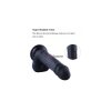 8.2" Silicone Realistic Black Dildo | KlicLok Dildo 8.2" Silicone Realistic Black Dildo | KlicLok Dildo