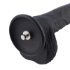8.2" Silicone Realistic Black Dildo | KlicLok Dildo 8.2" Silicone Realistic Black Dildo | KlicLok Dildo