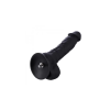 8.2" Silicone Realistic Black Dildo | KlicLok Dildo 8.2" Silicone Realistic Black Dildo | KlicLok Dildo