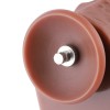 9 inch Realistic Silicone Dildo with Balls | KlicLok Dildo - Brown