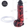 Hismith Automatic Lube Launcher with Pneumatic Injection Unit and 8.3" KlicLok Squirting Dildo