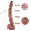 15.6'' Extra Long Silicone Realistic Dildo | KlicLok Dildo