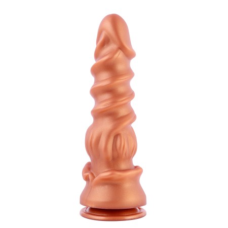 8.5" Spiral Silicone Dildo | Animal Dildo