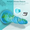 10.1'' Spiral Anal Fantasy Silicone Dildo - Blue 10.1'' Spiral Anal Fantasy Silicone Dildo - Blue