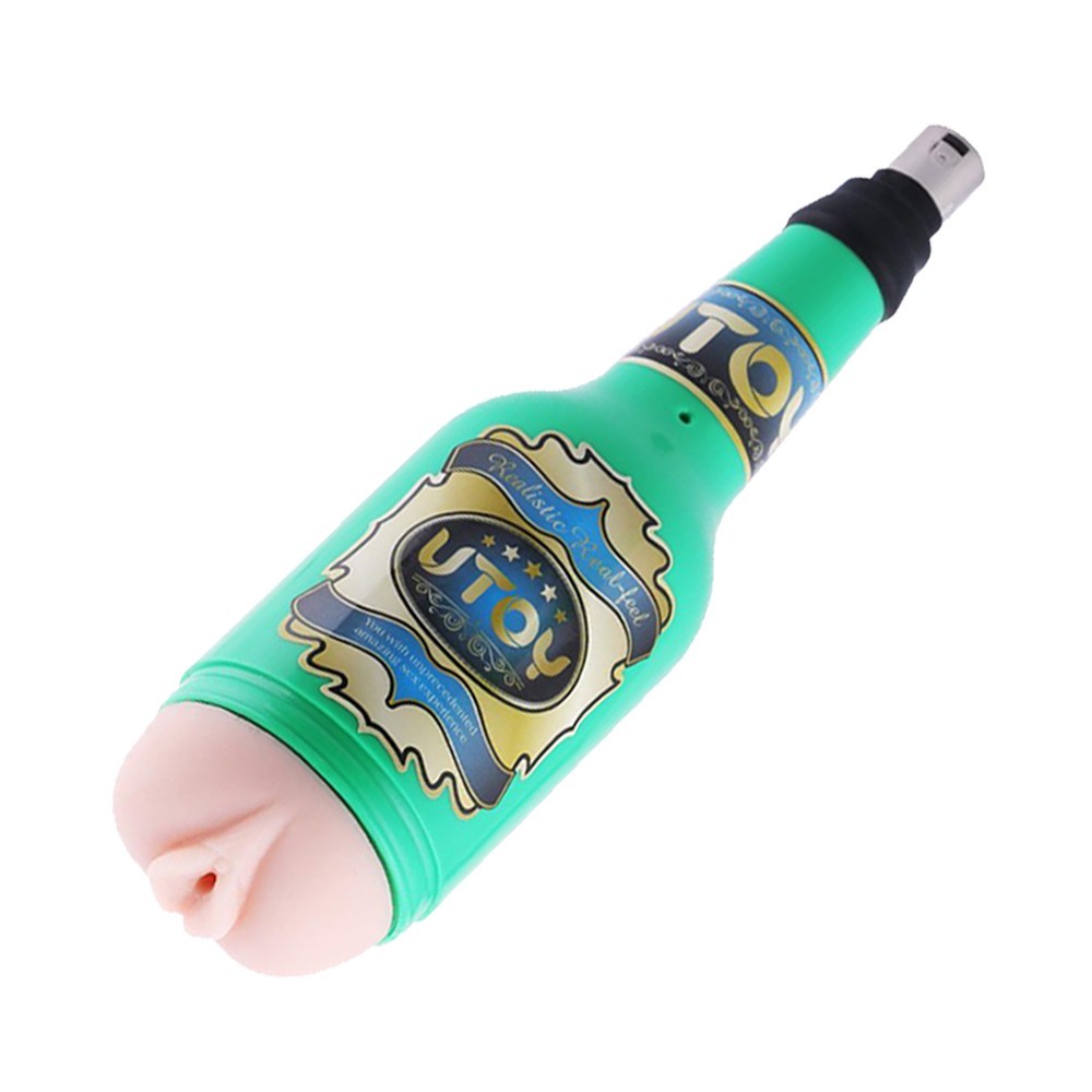 Auxfun Green Beer Mug Male Masturbator Cup with 3XLR Connector