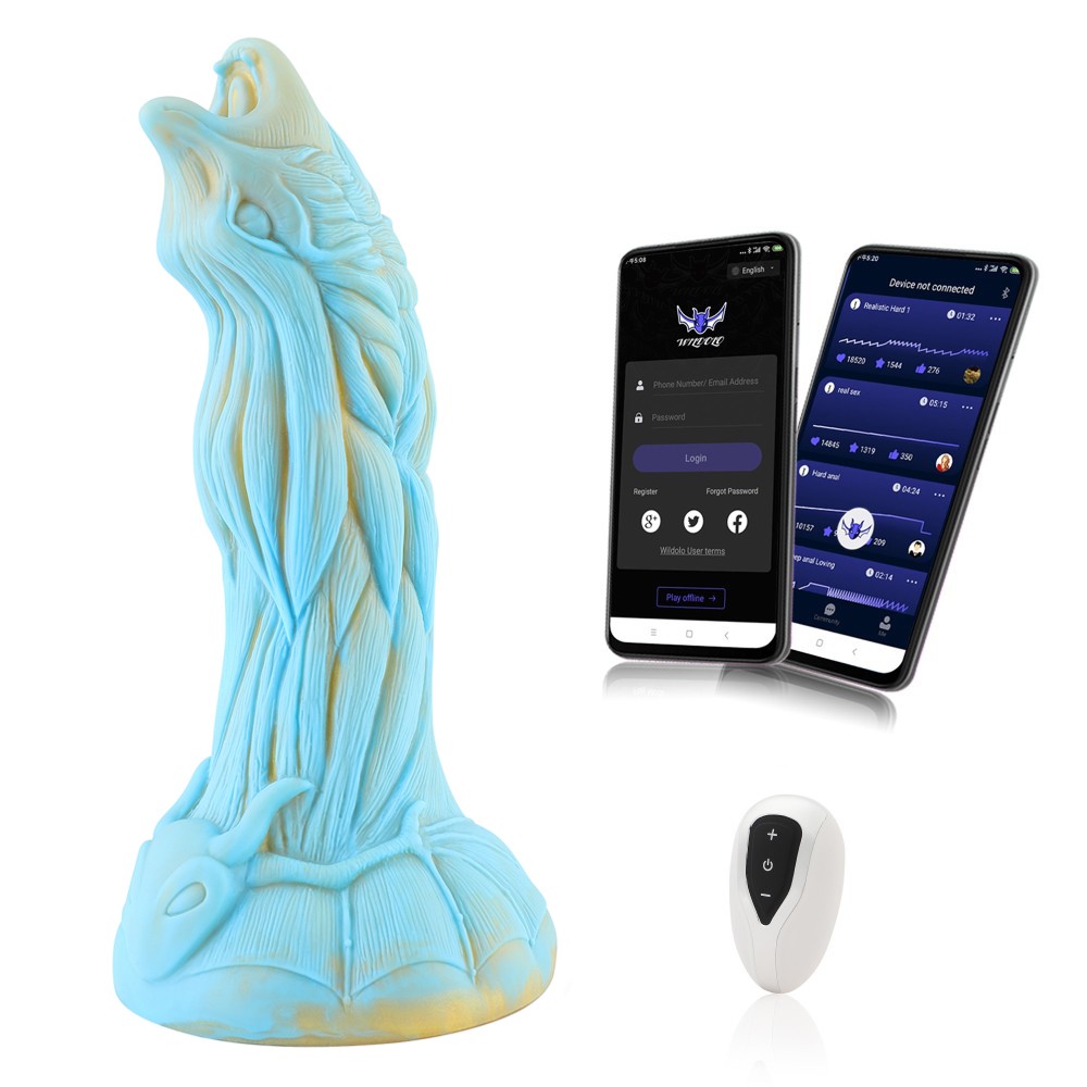8.46'' Moon Howler | Wolf Monster Vibrating Dildo 8.46'' Moon Howler | Wolf Monster Vibrating Dildo