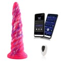 10'' The Spiral Sinner, Anal Vibrator with APP and Remote Control