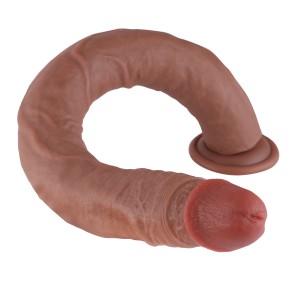 19.88'' The Moanument, Long Brown Dildo