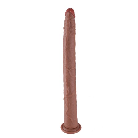 19.88'' The Moanument, Long Brown Dildo