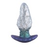 9.06'' Ghost Face Stitch, Silicone Fantasy Anal Plug with Flared Base - XL, XXL