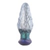 9.06'' Ghost Face Stitch, Silicone Fantasy Anal Plug with Flared Base - XL, XXL