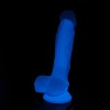 9.6" Glow-in-the-Dark Dildo, KlicLok Dildo