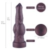 8.5'' Dog Knot Dildo | Purple Fantasy Dildo | KlicLok Dildo - S, M