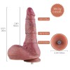 10.2" Dual-Density Silicone Dildo, Super Realistic Dildo, KlicLok Dildo