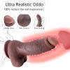 8.14'' Dualicious, Dual-Hardness Realistic Dildo, Suction Cup Dildo