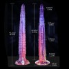 18.22" Deep Slide, Long Tentacle Anal Dildo, Liquid Silicone Butt Plug
