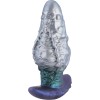 9.06'' Ghost Face Stitch, Silicone Fantasy Anal Plug with Flared Base - XL, XXL