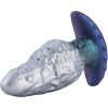 9.06'' Ghost Face Stitch, Silicone Fantasy Anal Plug with Flared Base - XL, XXL