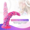 10" Awl Spiral Anal Fantasy Dildo, KlicLok Dildo - Pink 10" Awl Spiral Anal Fantasy Dildo, KlicLok Dildo - Pink