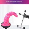 10" Awl Spiral Anal Fantasy Dildo, KlicLok Dildo - Pink 10" Awl Spiral Anal Fantasy Dildo, KlicLok Dildo - Pink