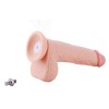 7.48'' TPE Realistic Dildo with Built-In Keel, EzfunLok Dildo 7.48'' TPE Realistic Dildo with Built-In Keel, EzfunLok Dildo