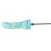 9.4" Curved Fantasy Dildo, KlicLok Dildo - Blue