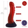 8.35" Monster Silicone Dildo, KlicLok Dildo