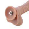 9.1" Silicone Dildo with Lifelike Texture, KlicLok Dildo - Flesh 9.1" Silicone Dildo with Lifelike Texture, KlicLok Dildo - Flesh