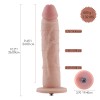 10.6" Slight Curved Silicone Dildo without Balls, KlicLok Dildo 10.6" Slight Curved Silicone Dildo without Balls, KlicLok Dildo