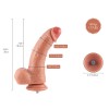 9.1" Dual-Density Silicone Curved Dong for G-Spot, KlicLok Dildo 9.1" Dual-Density Silicone Curved Dong for G-Spot, KlicLok Dildo