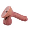 10.2" Dual-Density Silicone Dildo with Veins, KlicLok Dildo - S, M 10.2" Dual-Density Silicone Dildo with Veins, KlicLok Dildo - S, M