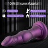 7.25'' Fantasy Anal Plug, Dog Knot Dildo - Purple 7.25'' Fantasy Anal Plug, Dog Knot Dildo - Purple