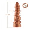 8.46" Spiral Monster Silicone Dildo, KlicLok Dildo