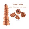 8.46" Spiral Monster Silicone Dildo, KlicLok Dildo