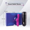 Eropair App-Controlled Rabbit Vibrator And Male Masturbation Cup Set Eropair App-Controlled Rabbit Vibrator And Male Masturbation Cup Set