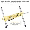 Hismith Premium Sex Machine (Luxury Golden) - APP Control with Remote - KlicLok System Hismith Premium Sex Machine (Luxury Golden) - APP Control with Remote - KlicLok System