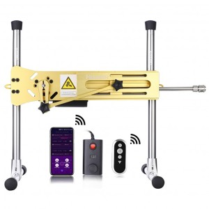 Hismith Premium Sex Machine (Luxury Golden) - APP Control with Remote - KlicLok System