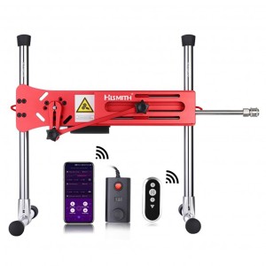 Hismith Premium Red Sex Machine Red - APP Control with Remote - KlicLok System