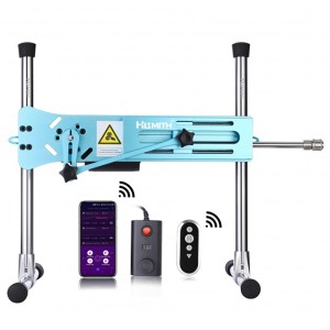 Hismith Premium Blue Sex Machine - APP Control with Remote - KlicLok System