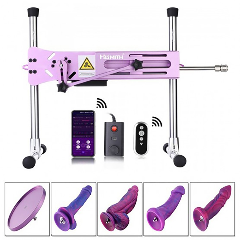 Hismith Advanced Purple Sex Machine Set, Bundle with 4 Fantasy Dildos Hismith Advanced Purple Sex Machine Set, Bundle with 4 Fantasy Dildos