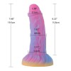 7.68'' Glow-in-the-Dark Fantasy Dildo, EzfunLok Dildo