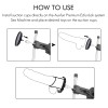 Auxfun 3.5 Inches Diameter Suction Cup with EzfunLok System and 3XLR System, Sex Machine Attachment